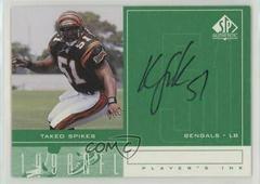 Takeo Spikes #TS Football Cards 1998 SP Authentic Player's Ink Prices