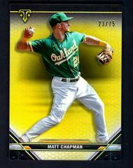 Matt Chapman [Citrine] #36 Baseball Cards 2021 Topps Triple Threads Prices
