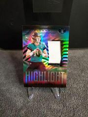Trevor Lawrence [Black] #HS-TL Football Cards 2021 Panini Illusions Highlight Swatches Prices