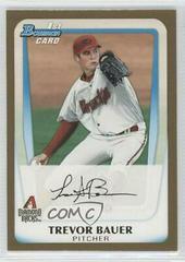 Trevor Bauer [Gold] Baseball Cards 2011 Bowman Draft Prospects Prices