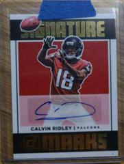 Calvin Ridley Football Cards 2018 Donruss Signature Marks Prices