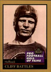 Cliff Battles #6 Football Cards 1991 Enor Pro HOF Prices