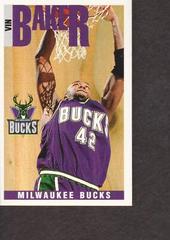 Vin Baker #121 Basketball Cards 1996 Panini Stickers Prices