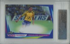 Ronaldo Nazario [Navy Blue] Soccer Cards 2022 Leaf Vivid Imagery Prices