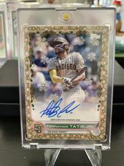 Fernando Tatis Jr. [Silver Metallic] Baseball Cards 2022 Topps Holiday Autographs Prices