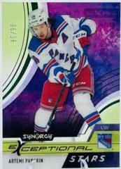 Artemi Panarin [Green] #ES-AP Hockey Cards 2021 Upper Deck Synergy Exceptional Stars Prices