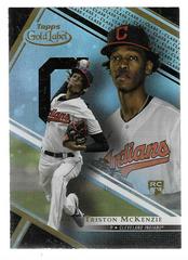 Triston McKenzie [Class 1 Black] #3 Baseball Cards 2021 Topps Gold Label Prices