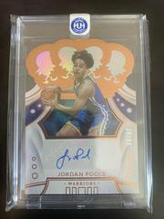 Jordan Poole [Gold] Basketball Cards 2019 Panini Crown Royale Rookie Autographs Prices