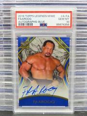 Faarooq [Blue] #A-FA Wrestling Cards 2018 Topps Legends of WWE Autographs Prices