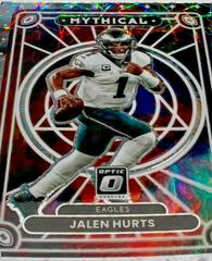 Jalen Hurts #M-6 Football Cards 2022 Panini Donruss Optic Mythical Prices