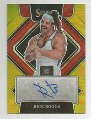 Rick Boogs [Gold Prizm] #SG-RBG Wrestling Cards 2022 Panini Select WWE Signatures Prices