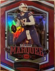 Josh Allen [Red] #2 Football Cards 2022 Panini Chronicles Marquee Prices