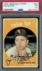 Nellie Fox #30 Baseball Cards 1959 Venezuela Topps Prices