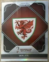 Wales [Silver] #32 Soccer Cards 2022 Panini Prizm World Cup Team Badges Prices