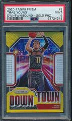 Trae Young [Gold Prizm] Basketball Cards 2020 Panini Prizm Downtown Bound Prices