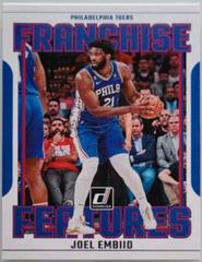Joel Embiid #3 Basketball Cards 2023 Panini Donruss Franchise Features Prices