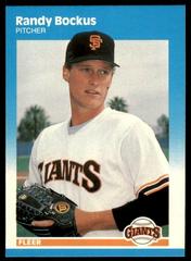 Randy Bockus Baseball Cards 1987 Fleer Update Prices