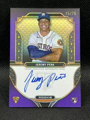 Jeremy Pena [Amethyst] Baseball Cards 2022 Topps Triple Threads Rookie Autographs Prices