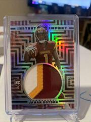 Jahan Dotson [Red] Football Cards 2022 Panini Illusions Instant Impact Prices