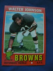 Walter Johnson Football Cards 1971 Topps Prices