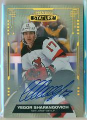 Yegor Sharangovich [Autograph] Hockey Cards 2021 Upper Deck Stature Prices