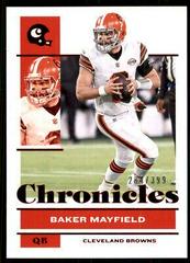 Baker Mayfield [Red] Football Cards 2021 Panini Chronicles Prices