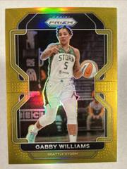 Gabby Williams [Gold] #80 Basketball Cards 2022 Panini Prizm WNBA Prices