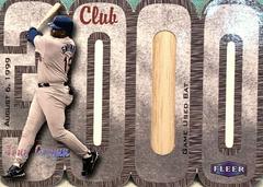 Tony Gwynn [Bat] Baseball Cards 2000 Fleer 3000 Club Prices