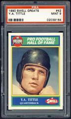 Y.A. Tittle #42 Football Cards 1990 Swell Greats Prices