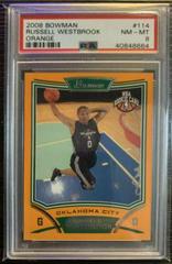 Russell Westbrook [Orange] #114 Basketball Cards 2008 Bowman Prices