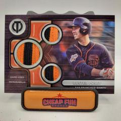 Buster Posey [Black] #TTR-BP Baseball Cards 2024 Topps Tribute Triple Relic Prices