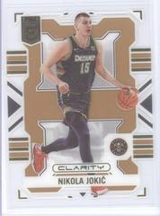Nikola Jokic [Gold] #6 Basketball Cards 2022 Panini Donruss Elite Clarity Prices