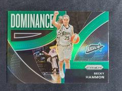 Becky Hammon [Green] #11 Basketball Cards 2022 Panini Prizm WNBA Dominance Prices