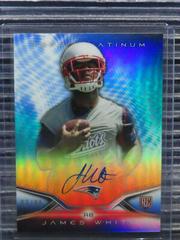 James White [Blue Refractor] #21 Football Cards 2014 Topps Platinum Rookie Autograph Prices