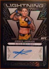 Jessica Andrade #OL-JAD Ufc Cards 2023 Panini Chronicles UFC Obsidian Lightning Strike Signatures Prices