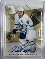 Auston Matthews [Gold Autograph Jersey] Hockey Cards 2021 SP Game Used Prices