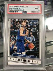 Luka Doncic #2 Basketball Cards 2018 Panini Threads Floor Generals Prices