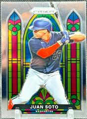 Juan Soto [Silver Prizm] #SG-3 Baseball Cards 2021 Panini Prizm Stained Glass Prices