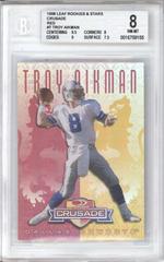 Troy Aikman [Red] #7 Football Cards 1998 Leaf Rookies & Stars Crusade Prices