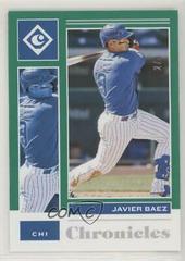 Javier Baez [Green] #33 Baseball Cards 2021 Panini Chronicles Prices