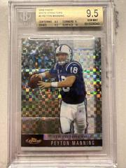 Peyton Manning [Green Xfractor] #3 Football Cards 2008 Topps Finest Prices