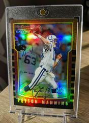 Peyton Manning [Refractor] Football Cards 2000 Bowman Chrome Prices