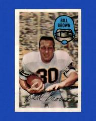 Bill Brown #16 Football Cards 1970 Kellogg's Prices
