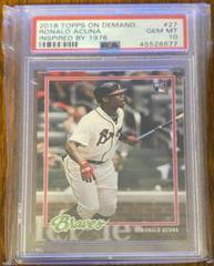 Ronald Acuna #27 Baseball Cards 2018 Topps on Demand Inspired By 1978 Prices