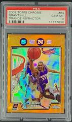 Grant Hill [Orange Refractor] #84 Basketball Cards 2008 Topps Chrome Prices