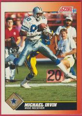 Michael Irvin Football Cards 1991 Score Prices