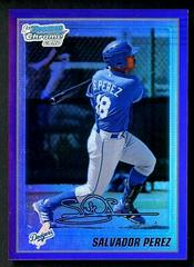 Salvador Perez [Purple Refractor] #BCP124 Baseball Cards 2010 Bowman Chrome Prospects Prices
