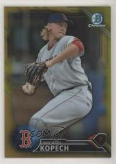 Michael Kopech [Chrome Gold Refractor] #BCP115 Baseball Cards 2016 Bowman Prospects Prices