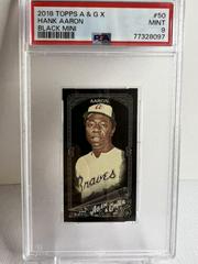 Hank Aaron [Black Mini] Baseball Cards 2018 Topps Allen & Ginter X Prices