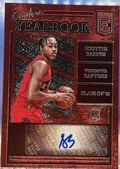 Scottie Barnes #RY-SBA Basketball Cards 2021 Panini Donruss Elite Rookie Yearbook Autographs Prices